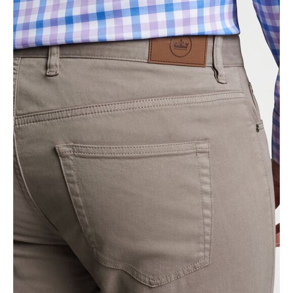 Peter Millar Ultimate Sateen Five-Pocket Pant * Gale Gray *‎ Size 33 * NWT - Picture 4 of 6